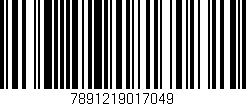 Código de barras (EAN, GTIN, SKU, ISBN): '7891219017049'