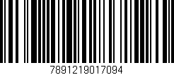 Código de barras (EAN, GTIN, SKU, ISBN): '7891219017094'