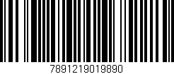 Código de barras (EAN, GTIN, SKU, ISBN): '7891219019890'