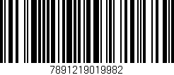 Código de barras (EAN, GTIN, SKU, ISBN): '7891219019982'