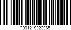 Código de barras (EAN, GTIN, SKU, ISBN): '7891219023965'