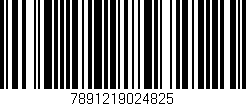 Código de barras (EAN, GTIN, SKU, ISBN): '7891219024825'