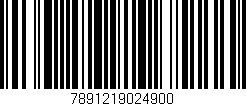Código de barras (EAN, GTIN, SKU, ISBN): '7891219024900'