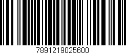 Código de barras (EAN, GTIN, SKU, ISBN): '7891219025600'