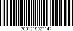 Código de barras (EAN, GTIN, SKU, ISBN): '7891219027147'