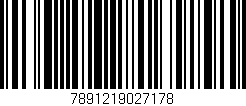 Código de barras (EAN, GTIN, SKU, ISBN): '7891219027178'