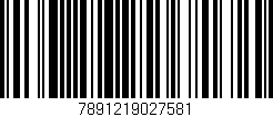 Código de barras (EAN, GTIN, SKU, ISBN): '7891219027581'