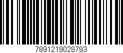 Código de barras (EAN, GTIN, SKU, ISBN): '7891219028793'