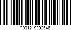Código de barras (EAN, GTIN, SKU, ISBN): '7891219032646'