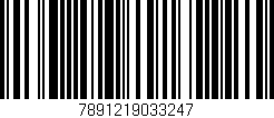 Código de barras (EAN, GTIN, SKU, ISBN): '7891219033247'