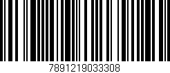 Código de barras (EAN, GTIN, SKU, ISBN): '7891219033308'
