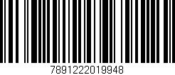 Código de barras (EAN, GTIN, SKU, ISBN): '7891222019948'