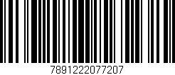 Código de barras (EAN, GTIN, SKU, ISBN): '7891222077207'