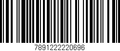 Código de barras (EAN, GTIN, SKU, ISBN): '7891222220696'