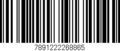Código de barras (EAN, GTIN, SKU, ISBN): '7891222268865'