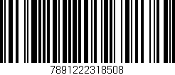 Código de barras (EAN, GTIN, SKU, ISBN): '7891222318508'