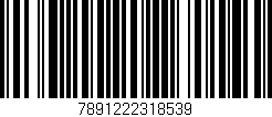 Código de barras (EAN, GTIN, SKU, ISBN): '7891222318539'