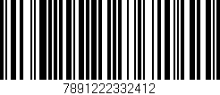 Código de barras (EAN, GTIN, SKU, ISBN): '7891222332412'