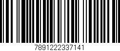 Código de barras (EAN, GTIN, SKU, ISBN): '7891222337141'