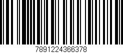 Código de barras (EAN, GTIN, SKU, ISBN): '7891224366378'