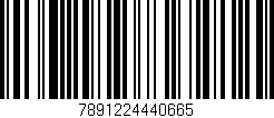 Código de barras (EAN, GTIN, SKU, ISBN): '7891224440665'