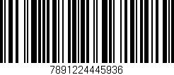 Código de barras (EAN, GTIN, SKU, ISBN): '7891224445936'