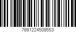 Código de barras (EAN, GTIN, SKU, ISBN): '7891224509553'