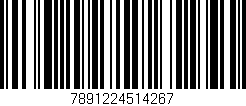 Código de barras (EAN, GTIN, SKU, ISBN): '7891224514267'