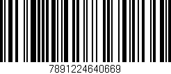 Código de barras (EAN, GTIN, SKU, ISBN): '7891224640669'