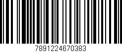 Código de barras (EAN, GTIN, SKU, ISBN): '7891224670383'