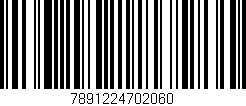 Código de barras (EAN, GTIN, SKU, ISBN): '7891224702060'