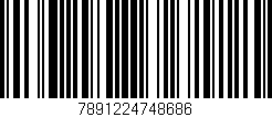 Código de barras (EAN, GTIN, SKU, ISBN): '7891224748686'