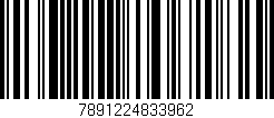 Código de barras (EAN, GTIN, SKU, ISBN): '7891224833962'