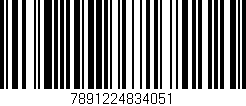 Código de barras (EAN, GTIN, SKU, ISBN): '7891224834051'
