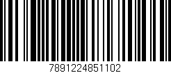 Código de barras (EAN, GTIN, SKU, ISBN): '7891224851102'