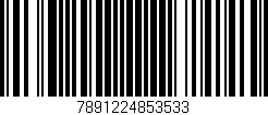 Código de barras (EAN, GTIN, SKU, ISBN): '7891224853533'