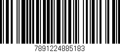 Código de barras (EAN, GTIN, SKU, ISBN): '7891224885183'