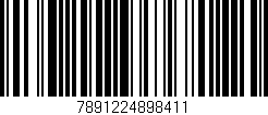 Código de barras (EAN, GTIN, SKU, ISBN): '7891224898411'