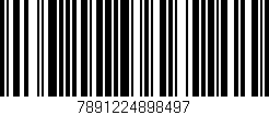Código de barras (EAN, GTIN, SKU, ISBN): '7891224898497'