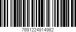 Código de barras (EAN, GTIN, SKU, ISBN): '7891224914982'