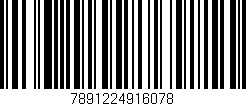 Código de barras (EAN, GTIN, SKU, ISBN): '7891224916078'