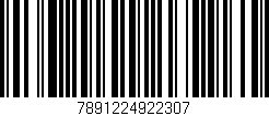Código de barras (EAN, GTIN, SKU, ISBN): '7891224922307'
