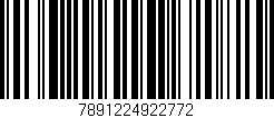 Código de barras (EAN, GTIN, SKU, ISBN): '7891224922772'