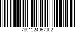 Código de barras (EAN, GTIN, SKU, ISBN): '7891224957002'