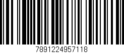 Código de barras (EAN, GTIN, SKU, ISBN): '7891224957118'