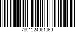 Código de barras (EAN, GTIN, SKU, ISBN): '7891224981069'