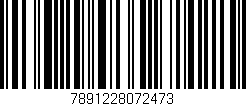 Código de barras (EAN, GTIN, SKU, ISBN): '7891228072473'