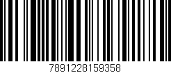 Código de barras (EAN, GTIN, SKU, ISBN): '7891228159358'