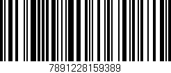 Código de barras (EAN, GTIN, SKU, ISBN): '7891228159389'