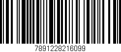 Código de barras (EAN, GTIN, SKU, ISBN): '7891228216099'